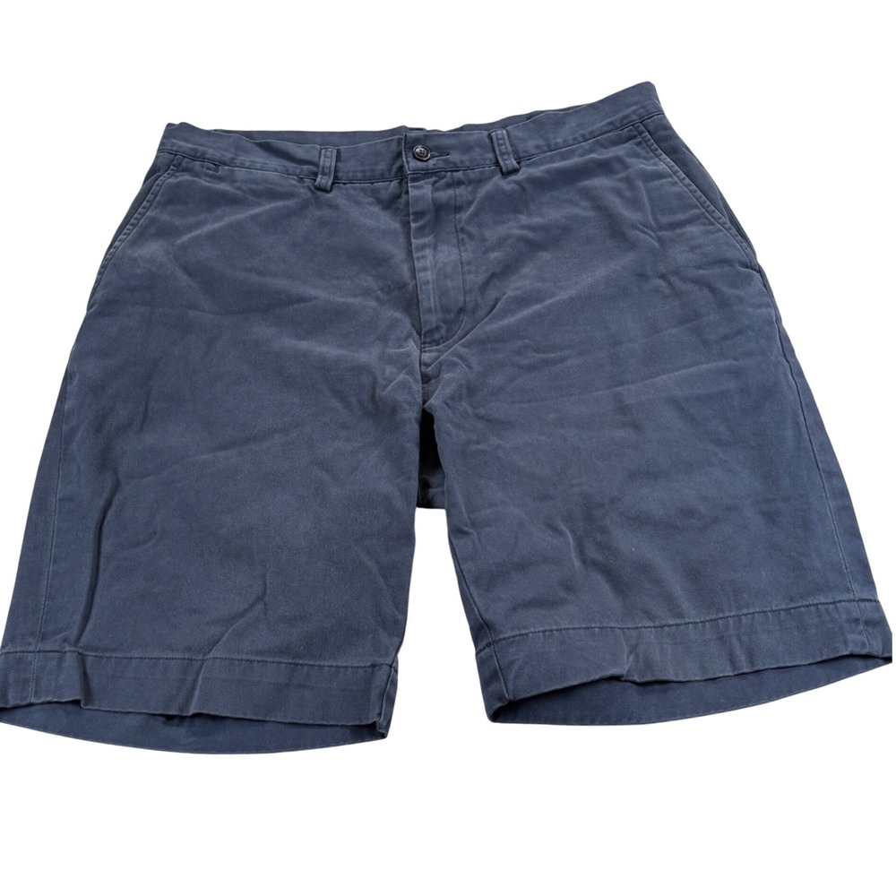 Polo Ralph Lauren Chino Shorts Mens 33 Blue Gray Classic Fit 9" Preppy